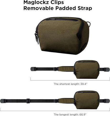 ALPAKA Vertex Pouch Mini 2L - EDC Sling Bag, Fits E-Readers and a Large Smart Phone or small Essentials, Mens Crossbody Travel Bag, Weatherproof Army Green Axoflux 300D Fabric in Kuwait