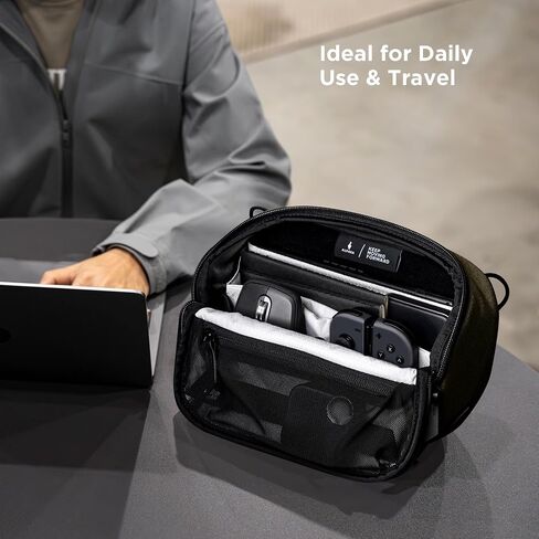 ALPAKA Vertex Pouch Mini 2L - EDC Sling Bag, Fits E-Readers and a Large Smart Phone or small Essentials, Mens Crossbody Travel Bag, Weatherproof Army Green Axoflux 300D Fabric in Kuwait