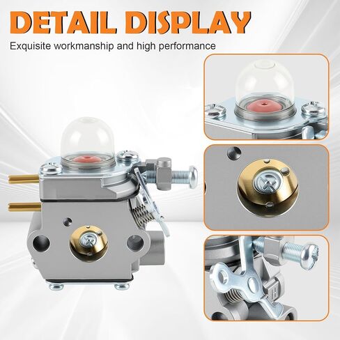 WS2200 Carburetor for Craftsman WC210 WS210 WC2200 WS2200 CMXGTAMD25SC CMXGTAMD25CC P210 Pole Saw for Troy-Bilt TB21EC TB22EC TB252S TB80EC String Trimmer in Saudi Arabia