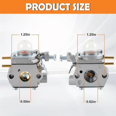 WS2200 Carburetor for Craftsman WC210 WS210 WC2200 WS2200 CMXGTAMD25SC CMXGTAMD25CC P210 Pole Saw for Troy-Bilt TB21EC TB22EC TB252S TB80EC String Trimmer in Saudi Arabia