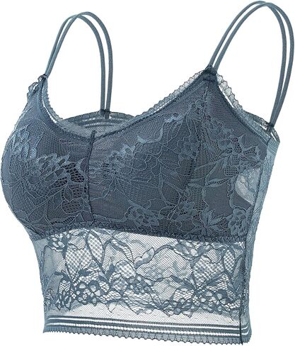Women Lace Bralettes Padded Soft No Underwire Bra in Saudi Arabia