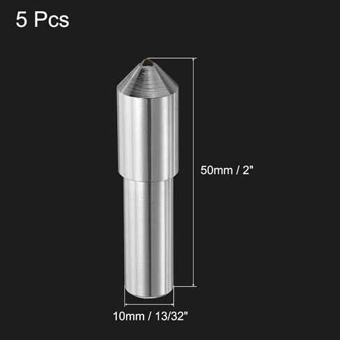 uxcell 2pcs Diamond Dressers, 10mm x 50mm (13/32" x 2") Single Tapered Point Grinding Wheel Round Pen Welded Diamond Dressing Tools, Silver Tone in Saudi Arabia