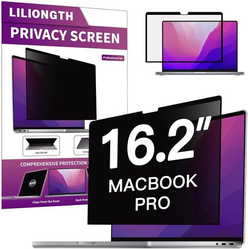 شاشة خصوصية لجهاز MacBook Air 13.6 بوصة (2022-2024، شريحة M2 M3) - فلتر خصوصية قابل للإزالة مع حماية ضد الضوء الأزرق in Kuwait