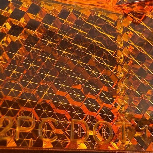 [ALL STAR TRUCK PARTS] Square Red/Amber 3-LED Marker Light Reflectorized Lens Surface Mount, 2-4/5" Rectangular Truck Trailer Towing Led Light Side Reflector Reflex Accessories (Red, 2) in Kuwait