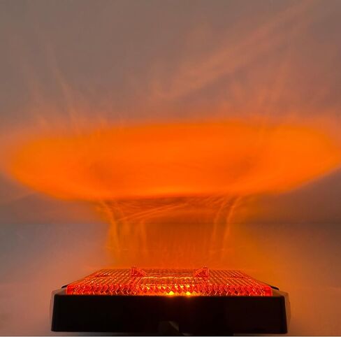 [ALL STAR TRUCK PARTS] Square Red/Amber 3-LED Marker Light Reflectorized Lens Surface Mount, 2-4/5" Rectangular Truck Trailer Towing Led Light Side Reflector Reflex Accessories (Red, 2) in Kuwait