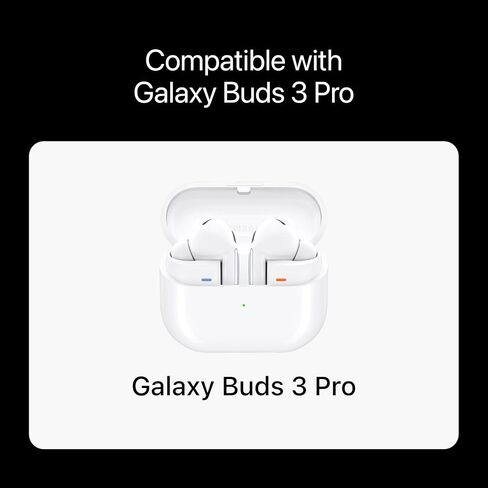 Premium Multi-Flange Eartips for Galaxy Buds3 Pro (Black, Mixed(SML)) – Always Fits, Never Slips in Saudi Arabia