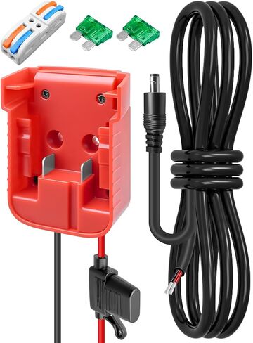 ترقية محول بطارية Starlink Mini ملاءمة لبطارية Makita 18V ، حزمة بطارية Starlink Mini مع واقي جهد منخفض ، مجموعة طاقة صغيرة محمولة مع كابل طاقة 6.56 قدم in Kuwait