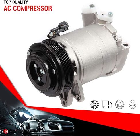 CCIYU A/C Compressor with Clutch A/C Air Compressor for Car 2002-2006 for Nissan Altima 3.5L,2004-2008 for Nissan Maxima 3.5L Air Conditioning Compressor for 67438 in Saudi Arabia