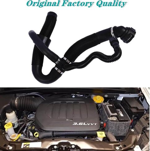 Engine Radiator Water Distribution Hose Outlet,Compatible with Jeep Compass 2.4L 2017-2022 Lower Cooling Coolant Reservoir Radiator Bypass Pipe,Replace 68380330AA 68380330AB 68249896AC in Saudi Arabia