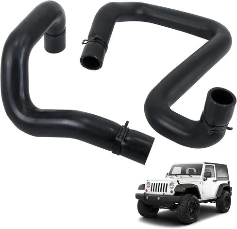 Cool Star 55111395AE 55111394AC مجموعة خرطوم الرادياتير المتوافقة مع Jeep Wrangler 2012-2018 متوافق مع Jeep Wrangler JK 2018 in Saudi Arabia