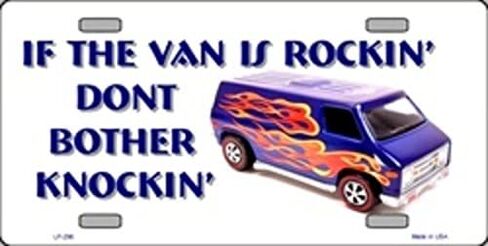 If Van is Rockin' Don't Bother Knockin' License Plate in Saudi Arabia