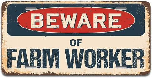 SignMission Beware of Fish Aluminum License Plate | License Plate 12" X 6" Fits Any Car, Truck, SUV, RV, or Trailer | Made in The USA in Saudi Arabia