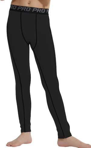 Boys Compression Sets Shirts & Pants Tights Quick Dry for Basketball Running Leggings Athletic Sports in Kuwait