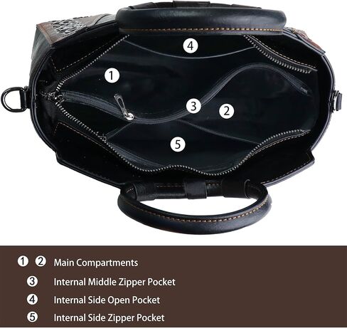 Women Satchel Handbags Crossbody Bag Top Handle Purse ans Hanbags Leather Shoulder Bag Hobo Medium Size Tote in Kuwait