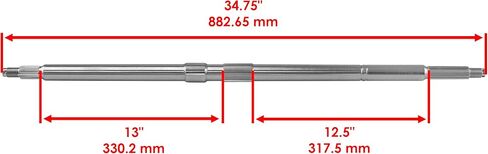 عمود المحور الخلفي Caltric متوافق مع Polaris Xpedition 325 425 2000-2001 / Magnum 500 1999-2001 5131862 in Saudi Arabia