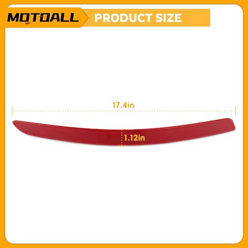 MOTOALL Bumper Reflector Left & Right Fit for Kia Optima 2014-2015 Replaces 92405-2T500 92406-2T500 in Saudi Arabia