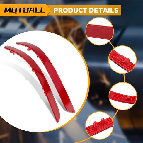 MOTOALL Bumper Reflector Left & Right Fit for Kia Optima 2014-2015 Replaces 92405-2T500 92406-2T500 in Saudi Arabia