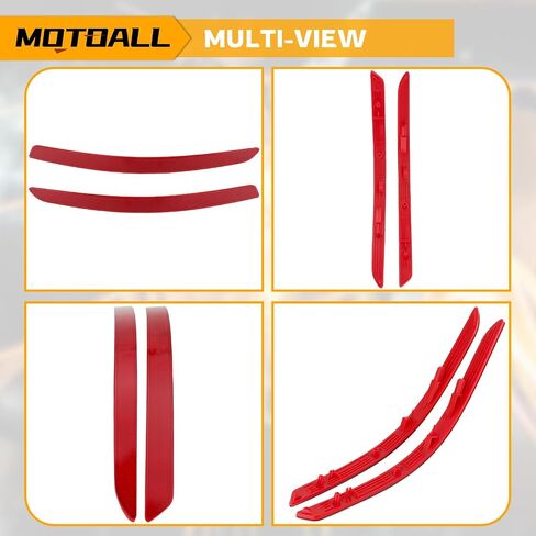 MOTOALL Bumper Reflector Left & Right Fit for Kia Optima 2014-2015 Replaces 92405-2T500 92406-2T500 in Saudi Arabia