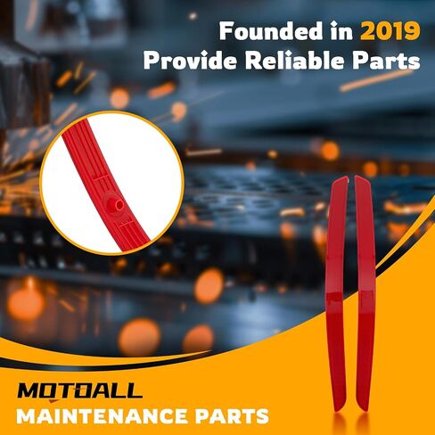 MOTOALL Bumper Reflector Left & Right Fit for Kia Optima 2014-2015 Replaces 92405-2T500 92406-2T500 in Saudi Arabia