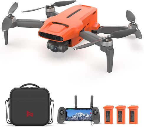 FIMI Mini 3 Drone with Camera for Adults 4K, Upgraded Imaging Module, 3-Axis Gimbal, 9KM HD Transmission, 4K/60fps 48MP Camera, AI Night Vision, Auto Return, Visual Tracking, 64min Flight in Saudi Arabia