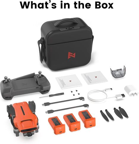 FIMI Mini 3 Drone with Camera for Adults 4K, Upgraded Imaging Module, 3-Axis Gimbal, 9KM HD Transmission, 4K/60fps 48MP Camera, AI Night Vision, Auto Return, Visual Tracking, 64min Flight in Saudi Arabia