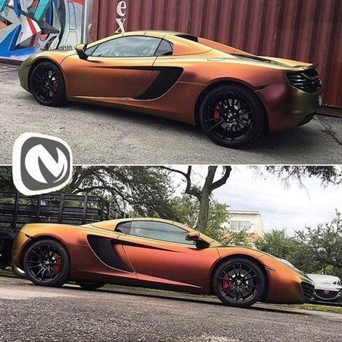 Averry SW900 Colorflow Satin Rising Sun | 446-S | Vinyl CAR WRAP Film (5ft x 5ft (25 Sq/ft)) w/Free-Style-It Pro-Wrapping Glove in Kuwait