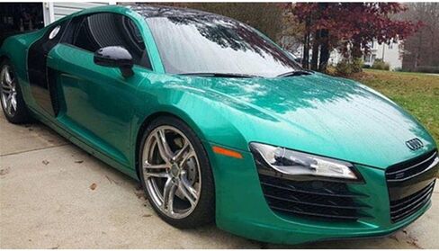 Avery SW900-796-S Gloss Dark Green Pearl 3in × 5in (حجم العينة) فيلم Wrap Supreme Vinyl Car Wrap in Kuwait
