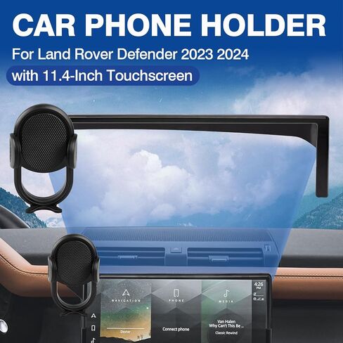 Autorder Car Phone Holder for 2024 2025 BMW 5 Series Accessories Phone Mount 14.9-Inch Screen Cell Phone Automobile Cradles Hands-Free 360 Degree Rotation in Kuwait