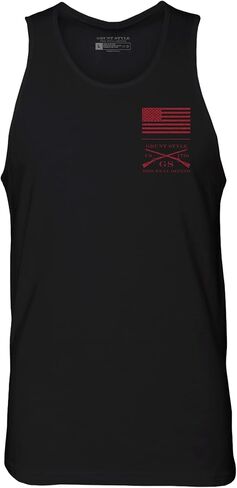 Grunt Style Red Blood Blue Collar™ Men's Tank Top in Saudi Arabia