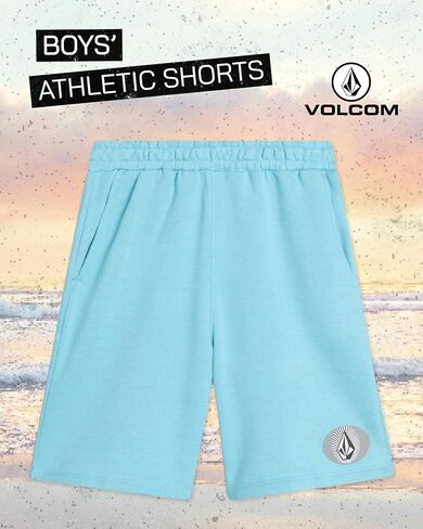 Volcom Boys Athletic Shorts - Soft Fleece Sweat Shorts for Boys - Gym Shorts for Basketball Running & Daily Play (Size: 8-16) in Saudi Arabia
