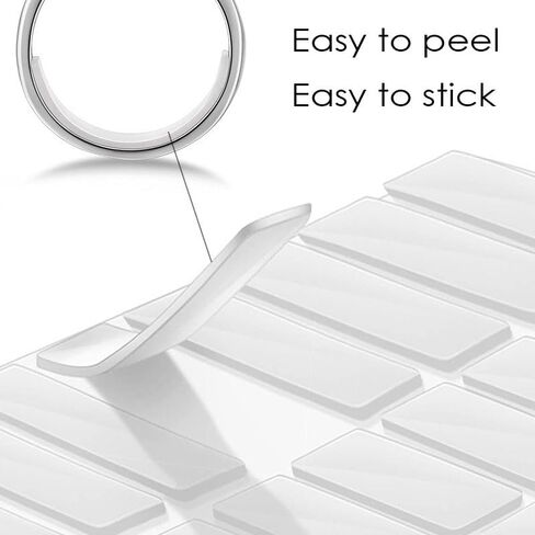 Smart Ring Size Adjuster for Oura Ring Gen 4&3 / Galaxy Ring/RingConn 2&1 / for Ultra Human Ring AIR, 5 Sheets-80Pcs (Silicone) +20pcs (TPU), Invisible Smart Ring Size Adjuster Spacer in Saudi Arabia