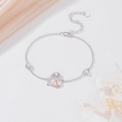 Music Bracelet for Women Sterling Silver Violin/Cello/Saxophone/Flute/Piano Bracelet Music Jewelry Gifts for Christmas Birthday in Kuwait