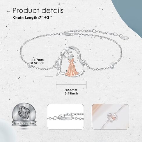 Music Bracelet for Women Sterling Silver Violin/Cello/Saxophone/Flute/Piano Bracelet Music Jewelry Gifts for Christmas Birthday in Kuwait