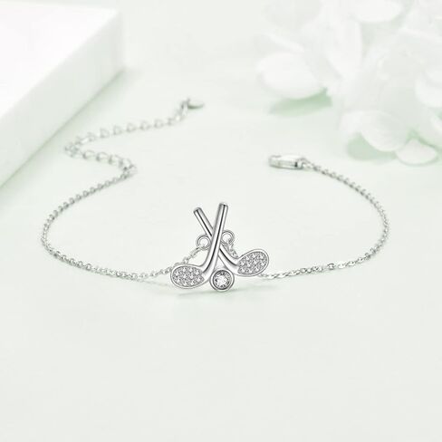 YAFEINI Golf Jewelry Gifts Sterling Silver Golf Club and Ball Bracelet Golf Jewelry for Women in Saudi Arabia