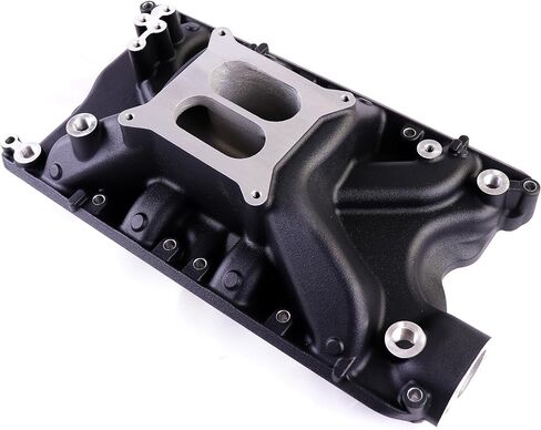 84023 7181 Performer RPM Intake Manifold Aluminum Dual Plane Compatible with Ford 351W SBF Small Block Ford Windsor 351 5.8L V8 Engine in Kuwait