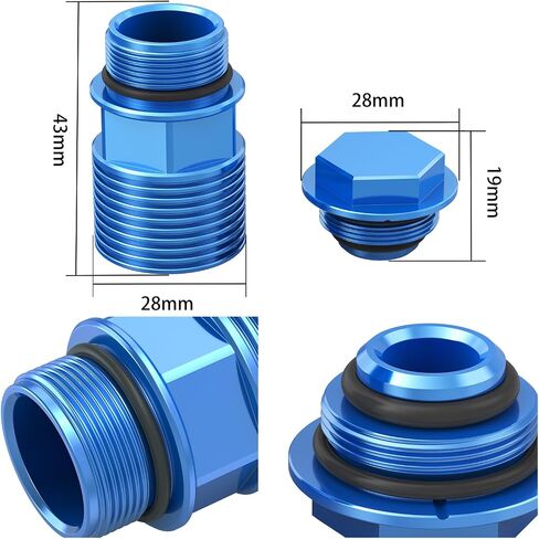 54813960050 Motorcycle Rear Brake Reservoir Extender Cap Set Compatible with KTM SX/SX-F/XC/XC-W/EXC/EXC-F/SMR models 2004-2016,See fitment in Saudi Arabia