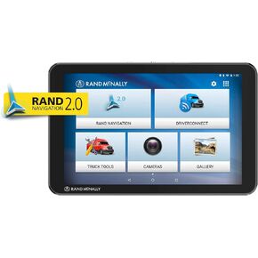 Rand McNally TND 1050 ملاح شاحنة GPS مقاس 10 بوصة، شاشة سهلة القراءة، توجيه شاحنة مخصص، ملاحة Rand، وواقي قابل للإزالة، أسود in Kuwait