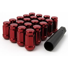20 Red Spline Drive Diameter Acorn 7/16 "Lug Nut Kit with Key in Saudi Arabia