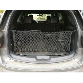 Trunk Organizer Cargo Net for Ford Explorer 2011-2019 – Envelope Style Cargo Net for SUV - Premium Mesh Car Trunk Organizer Vehicle Carrier Storage–Compatible with Explorer in Saudi Arabia