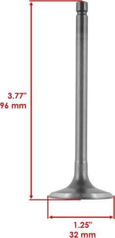 Caltric Intake and Exhaust Valve Compatible with Yamaha YXR700F Rhino 700 FI 2008 2009 2010 2011 2012 2013 in Saudi Arabia