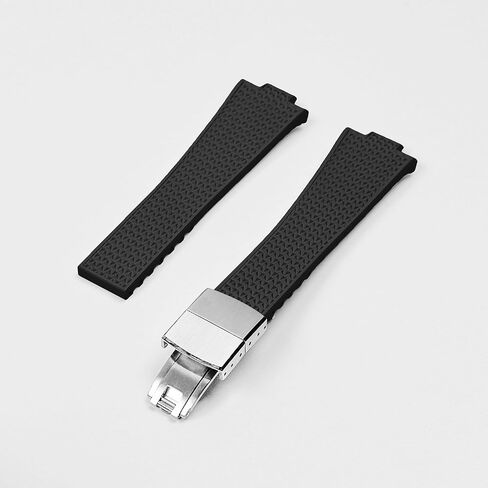 شاهد النطاقات - حزام مراقبة المطاط سريع الإفراج عن النطاق البديل لـ Tissot PRX 35/40mm Quartz/PowerMatic 80 إصدارات أوتوماتيكية للساعات للرجال والنساء in Kuwait