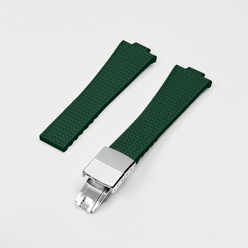 شاهد النطاقات - حزام مراقبة المطاط سريع الإفراج عن النطاق البديل لـ Tissot PRX 35/40mm Quartz/PowerMatic 80 إصدارات أوتوماتيكية للساعات للرجال والنساء in Kuwait