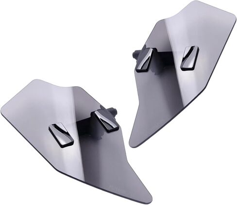 Panical Smoke Gray Adjustable Air Deflector Windshield Leg Guards Fairings Hand Windshield for Honda Goldwing GL1800 GL1800B F6B 2018-2025 PMMA (Leg Spoiler) in Saudi Arabia