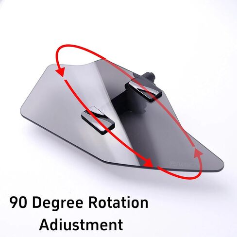 Panical Smoke Gray Adjustable Air Deflector Windshield Leg Guards Fairings Hand Windshield for Honda Goldwing GL1800 GL1800B F6B 2018-2025 PMMA (Leg Spoiler) in Saudi Arabia