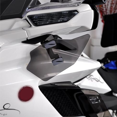 Panical Smoke Gray Adjustable Air Deflector Windshield Leg Guards Fairings Hand Windshield for Honda Goldwing GL1800 GL1800B F6B 2018-2025 PMMA (Leg Spoiler) in Saudi Arabia