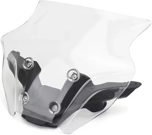 MT07 Motorcycle Windshield Deflector Windscreen Compatible with for MT 07 MT07 MT-07 mt07 2025 Front Wind Shield Screen Visor （Black） in Kuwait