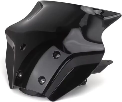 MT07 Motorcycle Windshield Deflector Windscreen Compatible with for MT 07 MT07 MT-07 mt07 2025 Front Wind Shield Screen Visor （Black） in Kuwait