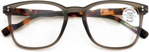 Lightweight Men Progressive Bifocal Reading Glasses – No Line, No Bubble – Clear Zero Power on Top Readers in Saudi Arabia