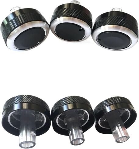 3pcs/تعيين سبيكة تكييف هواء السيارة المتوافقة مع زر مفتاح Mazda AC/Mazda 3 Axela 2014-2017 in Saudi Arabia