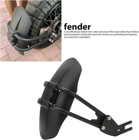 Rear Mudguard, KIMISS Motorcycle Splash Guard Protector Rear Mud Guard Fairing Replacement for R1200 GS LC 2014‑2019 Black in Saudi Arabia